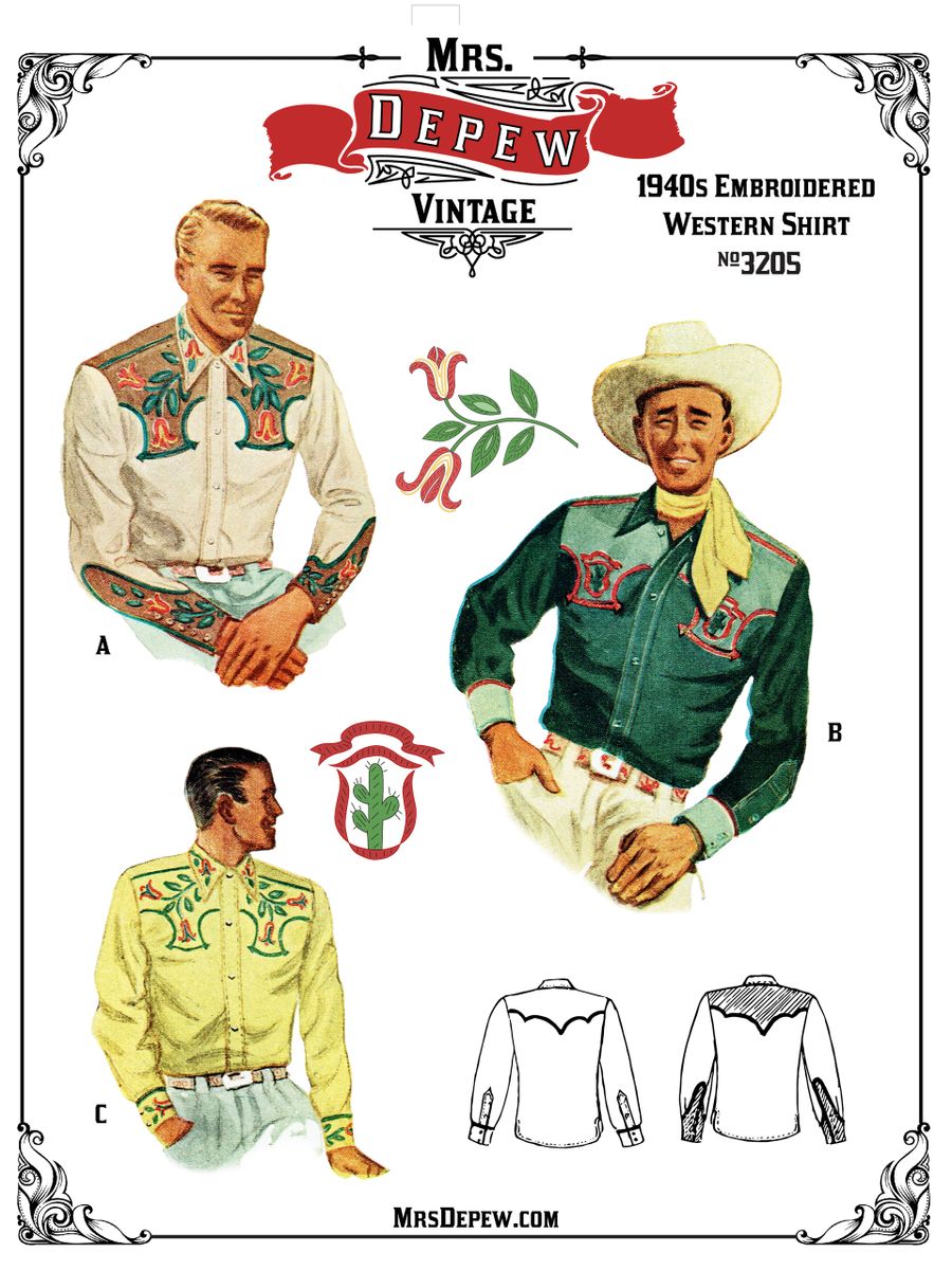 Vintage mens clearance western wear